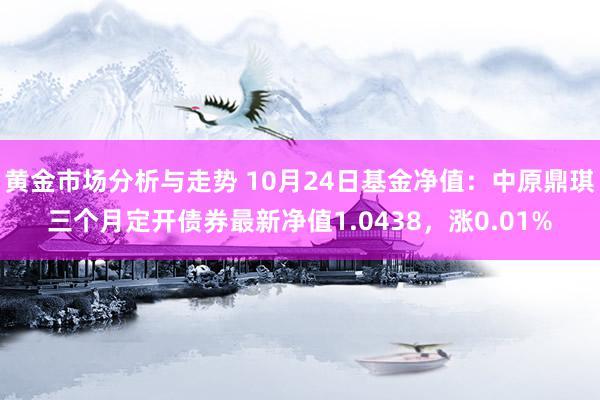 黄金市场分析与走势 10月24日基金净值：中原鼎琪三个月定开债券最新净值1.0438，涨0.01%