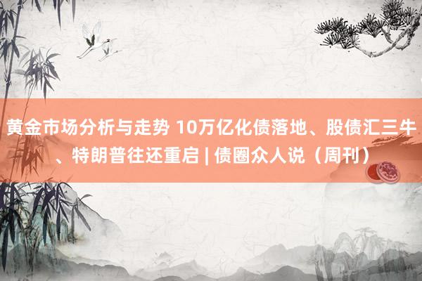 黄金市场分析与走势 10万亿化债落地、股债汇三牛、特朗普往还重启 | 债圈众人说（周刊）