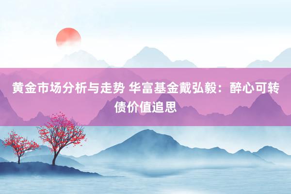 黄金市场分析与走势 华富基金戴弘毅：醉心可转债价值追思