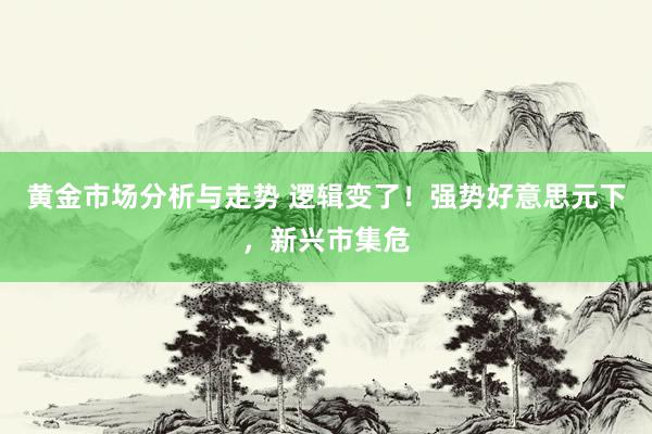 黄金市场分析与走势 逻辑变了！强势好意思元下，新兴市集危