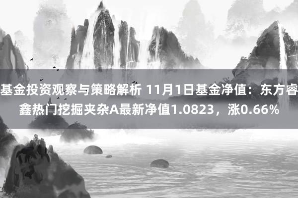 基金投资观察与策略解析 11月1日基金净值：东方睿鑫热门挖掘夹杂A最新净值1.0823，涨0.66%