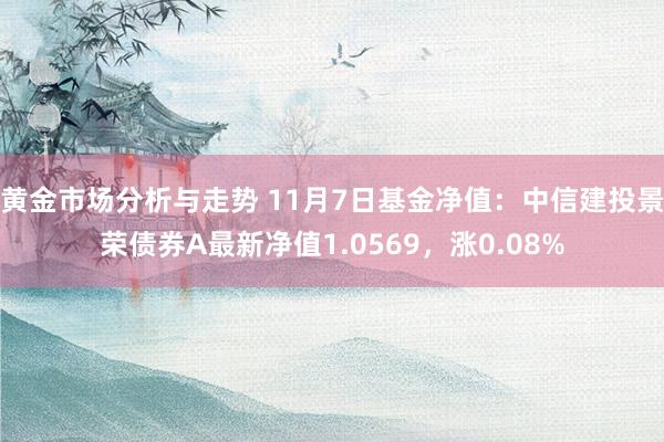 黄金市场分析与走势 11月7日基金净值：中信建投景荣债券A最新净值1.0569，涨0.08%