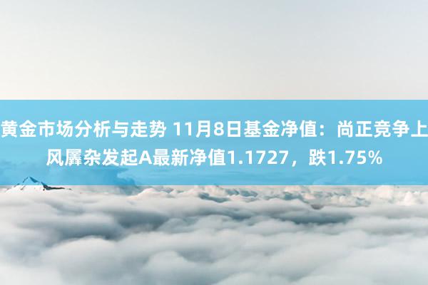 黄金市场分析与走势 11月8日基金净值：尚正竞争上风羼杂发起A最新净值1.1727，跌1.75%