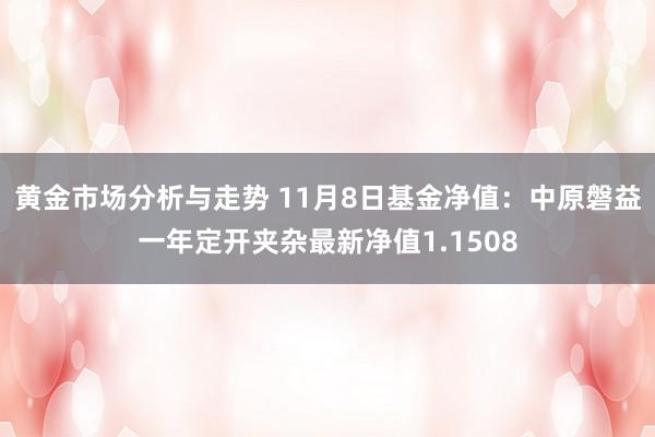 黄金市场分析与走势 11月8日基金净值：中原磐益一年定开夹杂最新净值1.1508