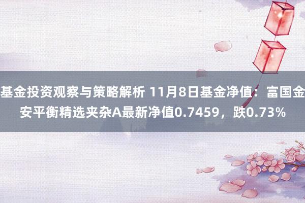 基金投资观察与策略解析 11月8日基金净值：富国金安平衡精选夹杂A最新净值0.7459，跌0.73%