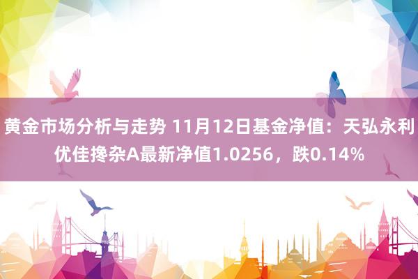 黄金市场分析与走势 11月12日基金净值：天弘永利优佳搀杂A最新净值1.0256，跌0.14%