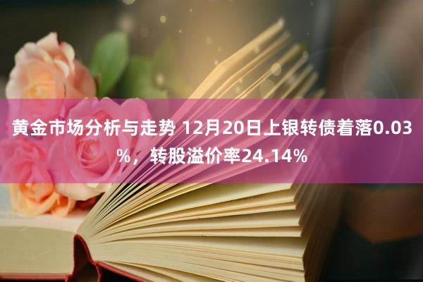 黄金市场分析与走势 12月20日上银转债着落0.03%，转股溢价率24.14%