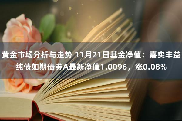 黄金市场分析与走势 11月21日基金净值：嘉实丰益纯债如期债券A最新净值1.0096，涨0.08%