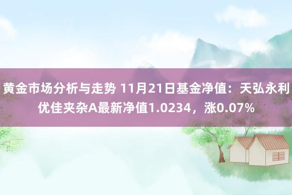 黄金市场分析与走势 11月21日基金净值：天弘永利优佳夹杂A最新净值1.0234，涨0.07%